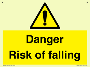 Danger Risk of falling